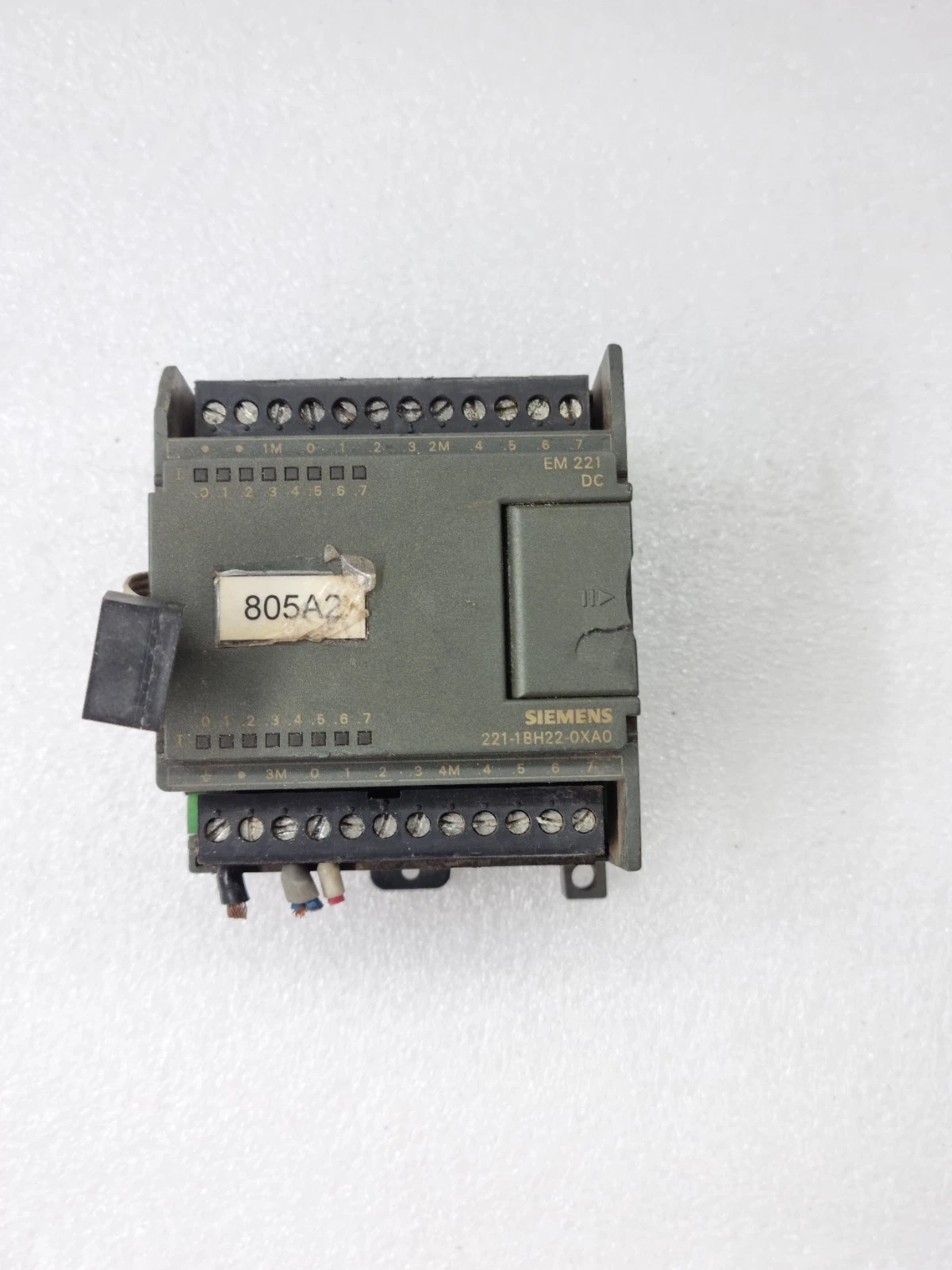 SIEMENS EM 221 DC 6ES7 221-1BH22-0XA0 DIGITAL INPUT MODULE 24VDC MADE IN GERMANY